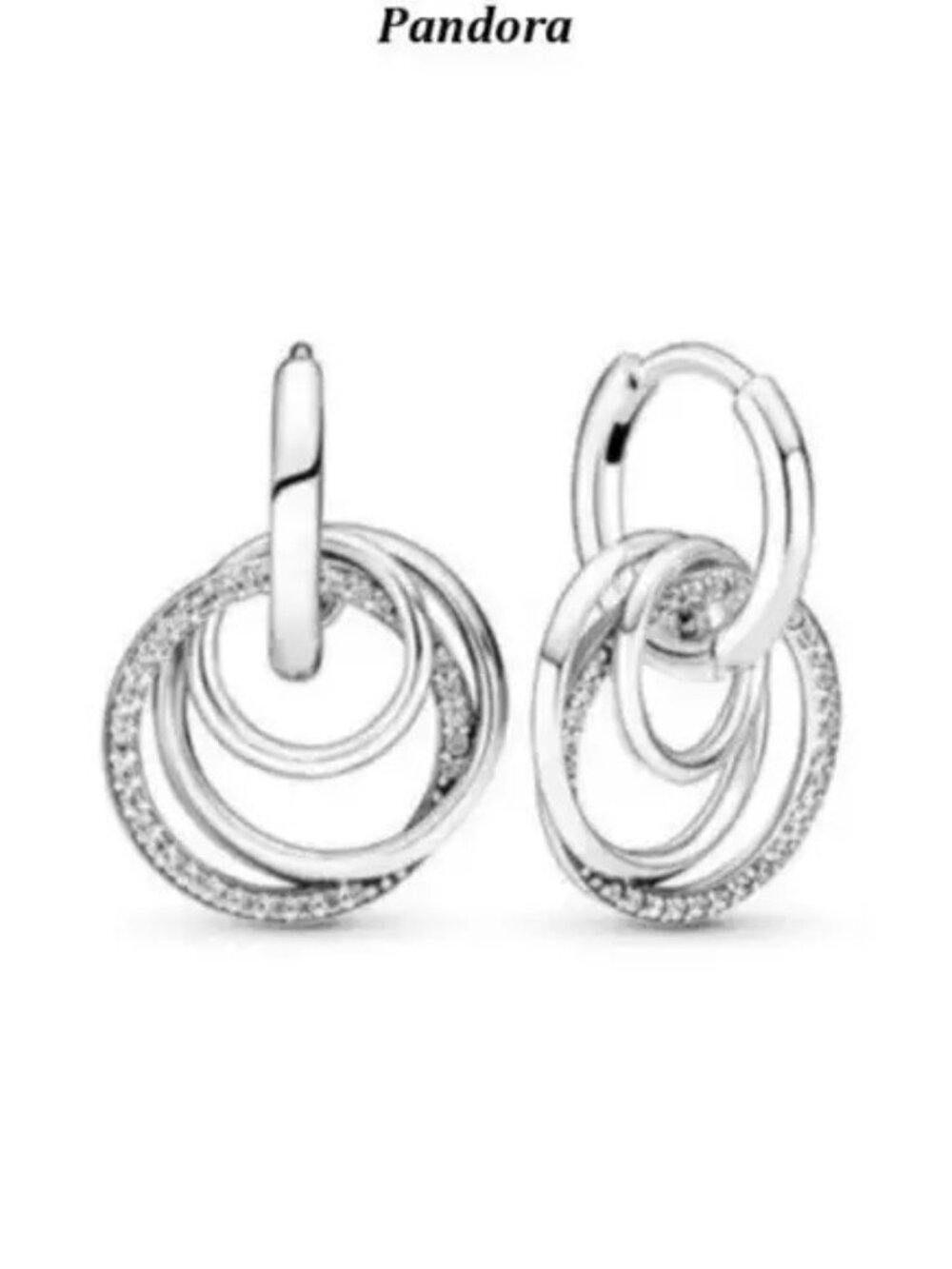 PANDORA Family Always Encircled Hoop Earrings